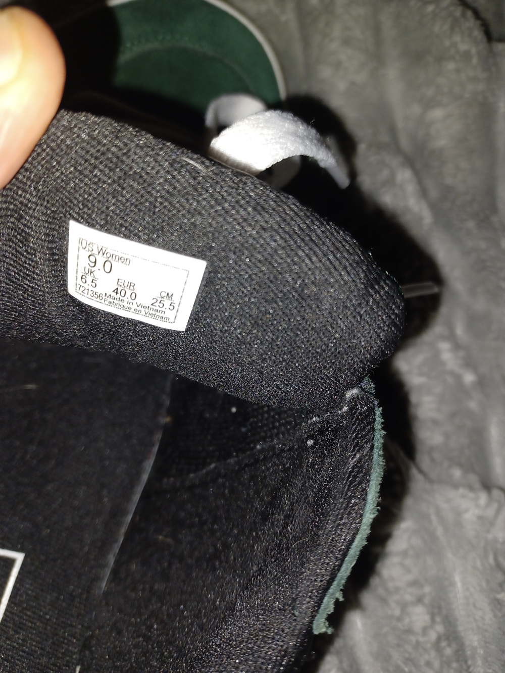 Vans Low-Top Sneakers in Forest Green & White - Picture 5 of 5